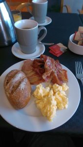 Frühstück an Bord der DFDS Prinzess Seaways