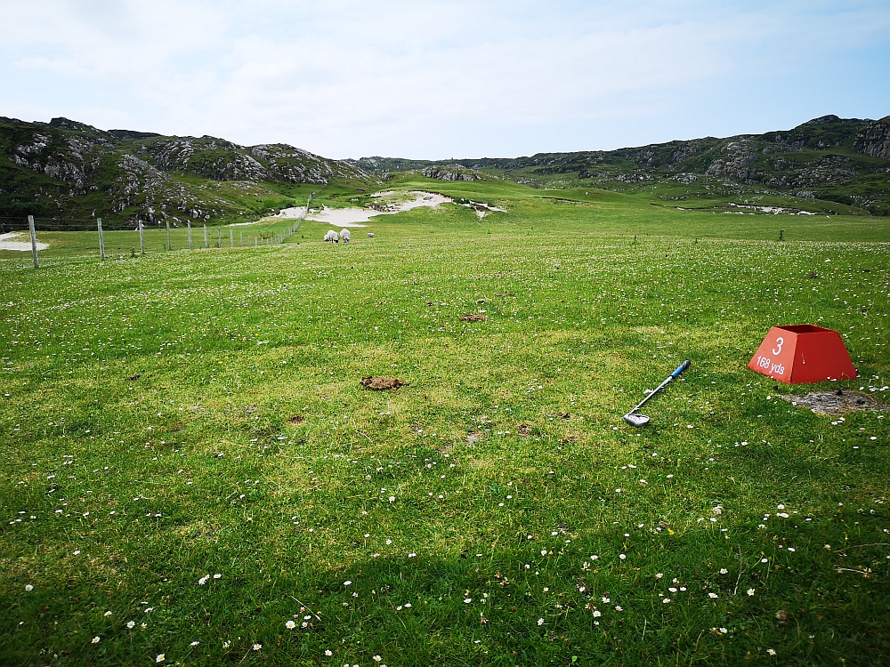 Isle of Iona Golf Course - Abschlag Bahn 3