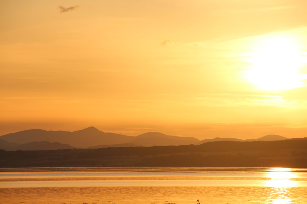 Sonnenuntergang am Moray Firth
