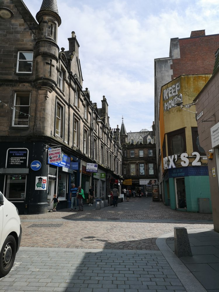 Seitenstraße in Inverness
