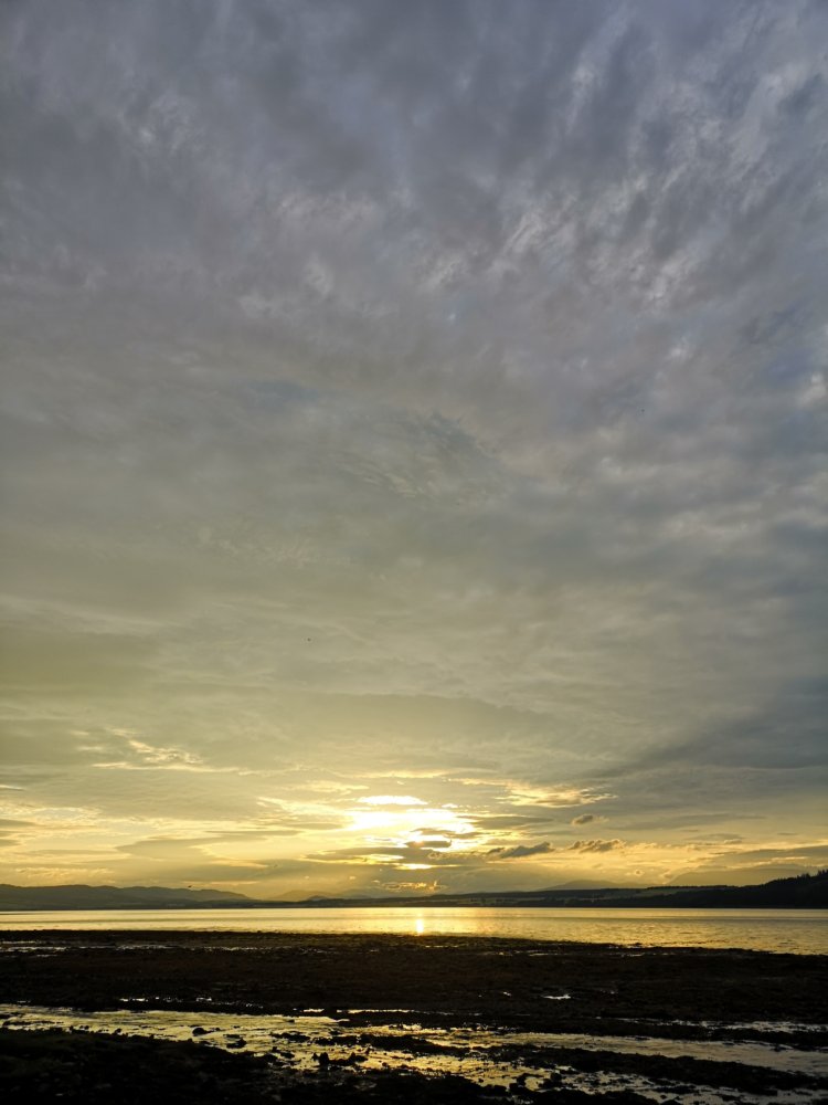 Sonnenuntergang am Moray Firth